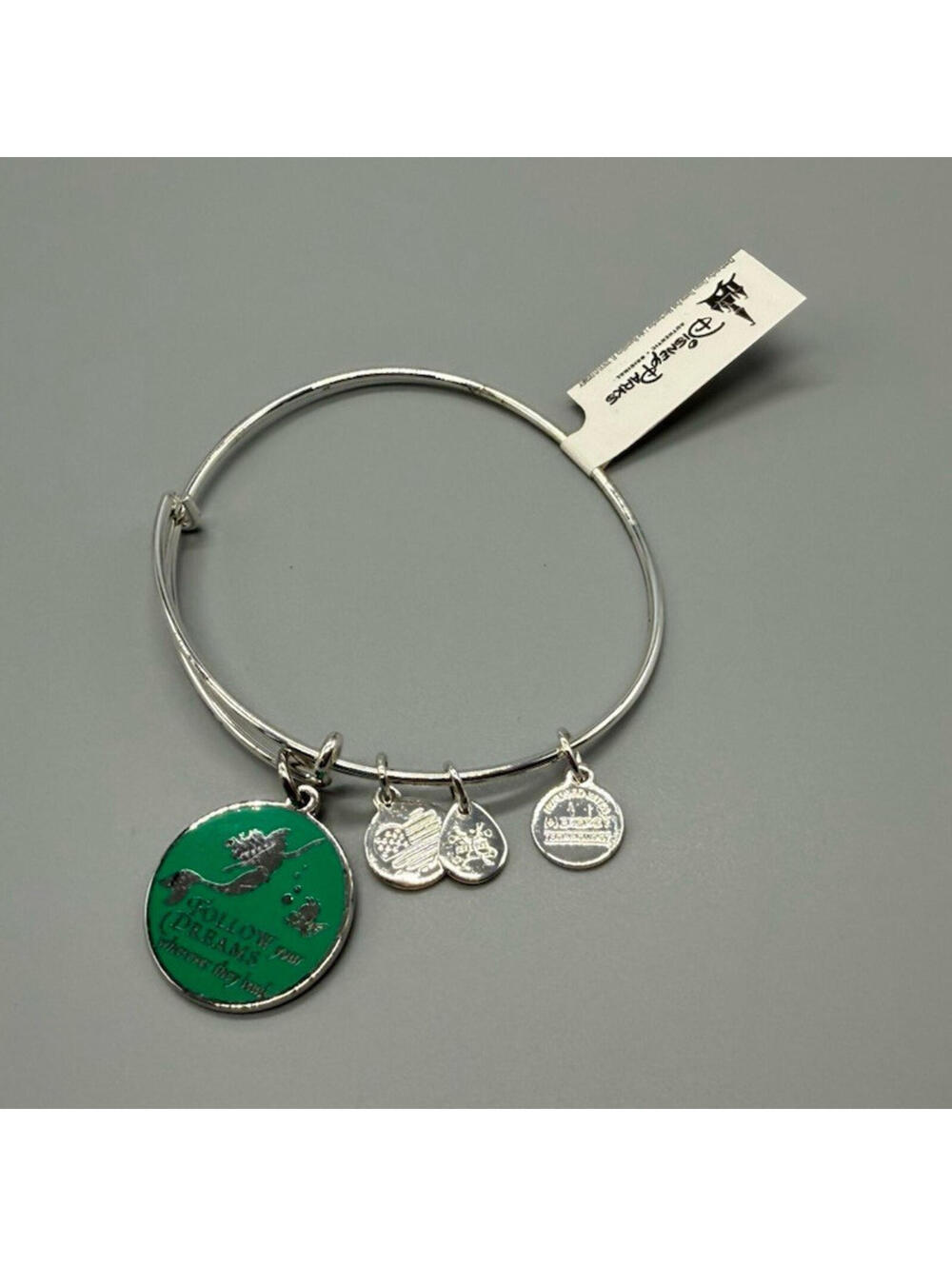 ALEX AND ANI Disney The Little Mermaid 2016 Silver Charm Bracelet